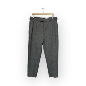 Icon Amsterdam The Alessio Trousers Size 36 Dark Gray Pants